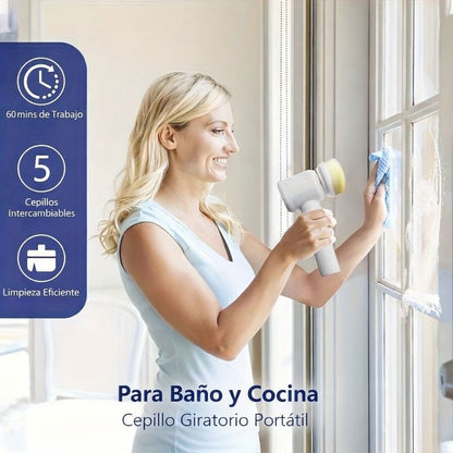 Cepillo Eléctrico de Limpieza Multifuncional para tu hogar